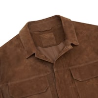 Saverio Erkek Süet Deri Gömlek