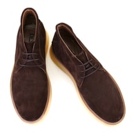 Savva Kahve Erkek Bağcıklı Süet Deri Bot