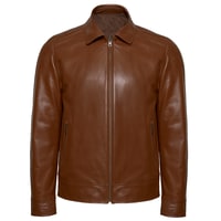 Sergio Erkek Çift Taraflı Deri Mont