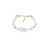 Shell & İnci Doğal Taşlı Kadın Bileklik