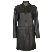 Simonetta Kadın Çift Taraflı Deri Pardösü