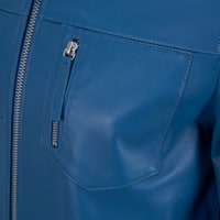 Sionan Erkek Kapüşonlu Deri Ceket