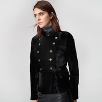 Siyah Dalila Kadın Kürk Ceket