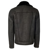 Siyah Dante Erkek Kürk Mont