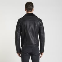 Siyah Dante Erkek Kürk Mont