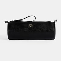 Siyah Deri Kalemlik/Tıraş/Makyaj Çantası