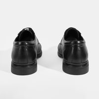 Siyah Erkek Bağcıklı Deri Klasik Ayakkabı