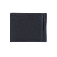 Siyah Erkek Para Klipsli Deri Cüzdan / Kartlık