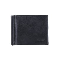 Siyah Erkek Para Klipsli Deri Cüzdan / Kartlık