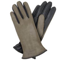 Siyah Kadın Deri Eldiven