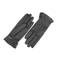 Siyah Kadın Deri Eldiven