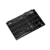 Siyah Kadın Deri Kartlık