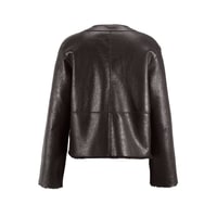 Soley Koyu Kahve Kadın Kürk Ceket