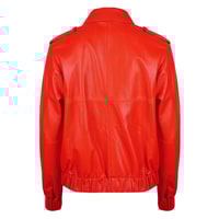 Speranza Kırmızı Kadın Deri Mont