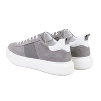 Stew Gri Erkek Deri Spor Ayakkabı