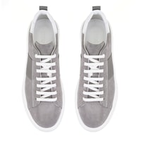 Stew Gri Erkek Deri Spor Ayakkabı