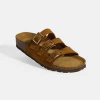 Taba Kadın Toka Detaylı Süet Terlik