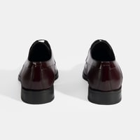 Therese Bordo Erkek Bağcıklı Rugan Klasik Ayakkabı