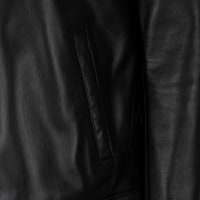 Thomas Erkek Siyah Deri Mont