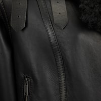 Tinora Siyah Kürk Ceket