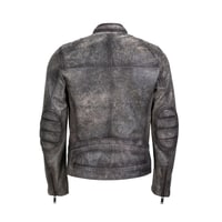 Tirona Gri Erkek Deri Mont