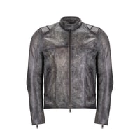 Tirona Gri Erkek Deri Mont