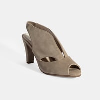 Ursula Bej Kadın Topuklu DesaComfort Süet Sandalet