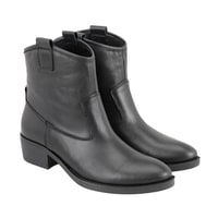 Vaveyla Siyah Kadın Deri Bot