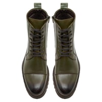 Vena Yeşil Erkek Deri Bot