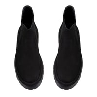 Vicentane Siyah Erkek Deri Bot