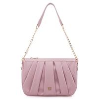 Violet Pudra Kadın Zincir Askılı Omuz Çantası