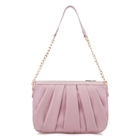 Violet Pudra Kadın Zincir Askılı Omuz Çantası