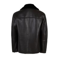 Viony Koyu Kahve Erkek Kürk Ceket