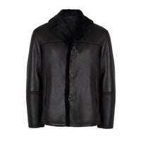 Viony Koyu Kahve Erkek Kürk Ceket