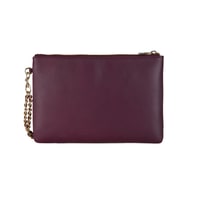 Vionya Bordo Kadın Deri El Çantası