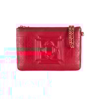 Vionya Kırmızı Nakışlı El Çantası