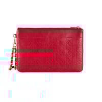 Vionya Kırmızı Nakışlı El Çantası