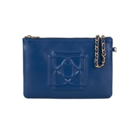 Vionya Lacivert Kadın Deri El Çantası