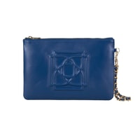 Vionya Lacivert Kadın Deri El Çantası