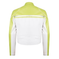 Vitalia Yeşil Kadın Deri Ceket