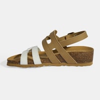 Vizon Kadın Toka Detaylı Nubuk Sandalet