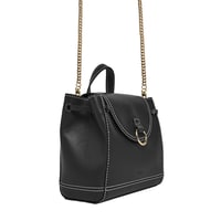 Voleta Kadın Zincir Detaylı Deri Omuz Çantası