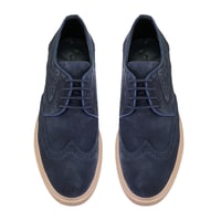 Werner Lacivert Erkek Süet Deri Klasik Ayakkabı