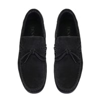 Wilhelm Siyah Erkek Süet Deri Loafer
