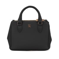 xxx Fleur Siyah Kadın Deri El Çantası