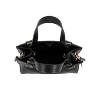XXX(barkod değişikliği) Seven Small Siyah Kadın Deri Omuz Çantası
