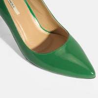 XXXDanza Yeşil Kadın Rugan Klasik Ayakkabı (Görsel Hatası)