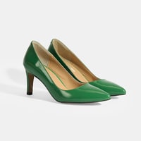 XXXDanza Yeşil Kadın Rugan Klasik Ayakkabı (Görsel Hatası)