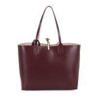 XXXEmely Bordo Kadın Çift Taraflı Deri Omuz Çantası