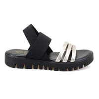 XXXGloaria Siyah Kadın Comfort Tabanlı Sandalet